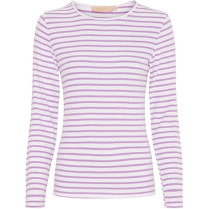 5353 l/s tee fv. lilac/white