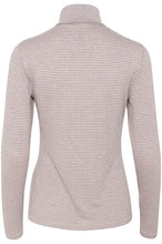 Indlæs billede til gallerivisning CUAlexandra jersey rollneck fv. steel gray/pale mauve stripe