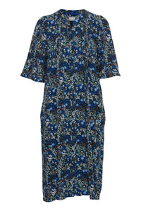 Fransa "Flowy DR1" kjole i fv. Bellwether Blue A
