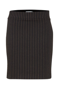B. Young - Ravna pencil skirt - Black Stripe Mix