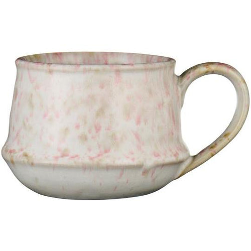 Krus m/hank Kalmar rosa og brunt