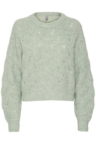 Culture - Kimmy Knit Pullover - Green Milieu