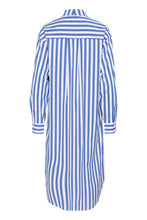 Indlæs billede til gallerivisning Culture - Regina Shirtdress - Blue/White Stripe