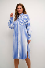 Indlæs billede til gallerivisning Culture - Regina Shirtdress - Blue/White Stripe