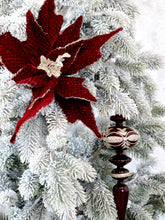 Indlæs billede til gallerivisning Chic Antique - Ornament i glas m. glimmer H16 - Cherry