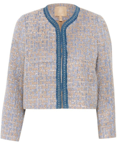 Cupana jacket , blue/brown