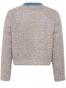 Cupana jacket , blue/brown