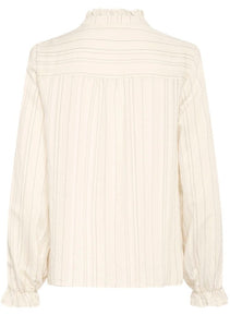 Crvenea joa blouse , birch stripe