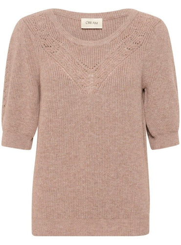 Crdela short sleeve pullover, fossil melange