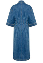 Indlæs billede til gallerivisning Cucyrine ami long dress, medium vintage blue wash