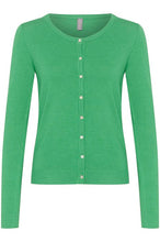 Indlæs billede til gallerivisning Annemarie knit cardigan fv. holly green