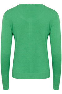 Annemarie knit cardigan fv. holly green