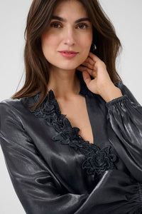 cufiola blouse , black