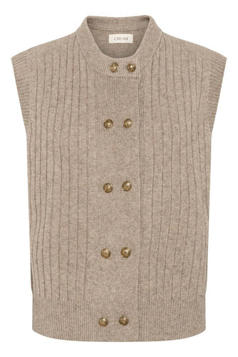 Creroka knit slipover,cobbeltone melange