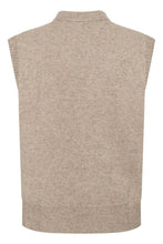 Indlæs billede til gallerivisning Creroka knit slipover,cobbeltone melange