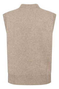 Creroka knit slipover,cobbeltone melange