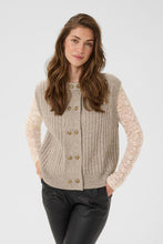 Indlæs billede til gallerivisning Creroka knit slipover,cobbeltone melange
