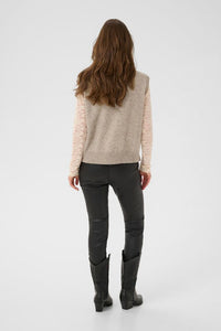 Creroka knit slipover,cobbeltone melange