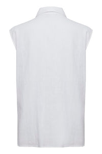 B. Young "Jallo Lace" skjorte i fv. optical white