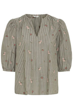 Indlæs billede til gallerivisning Byfelippa blouse, grape leaf mix