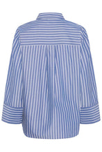 Indlæs billede til gallerivisning Byfiras flower shirt, Blue quartz mix
