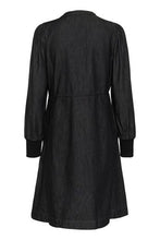 Indlæs billede til gallerivisning CUhilka Arpa Short Dress Washed Balck