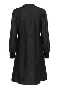 CUhilka Arpa Short Dress Washed Balck