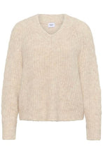Indlæs billede til gallerivisning MandaSZ Pullover Brown Rice Melange