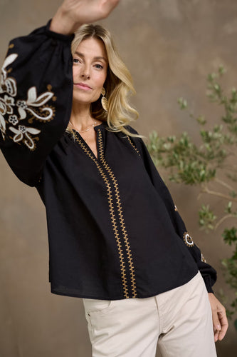 Crjessica blouse , pitch black
