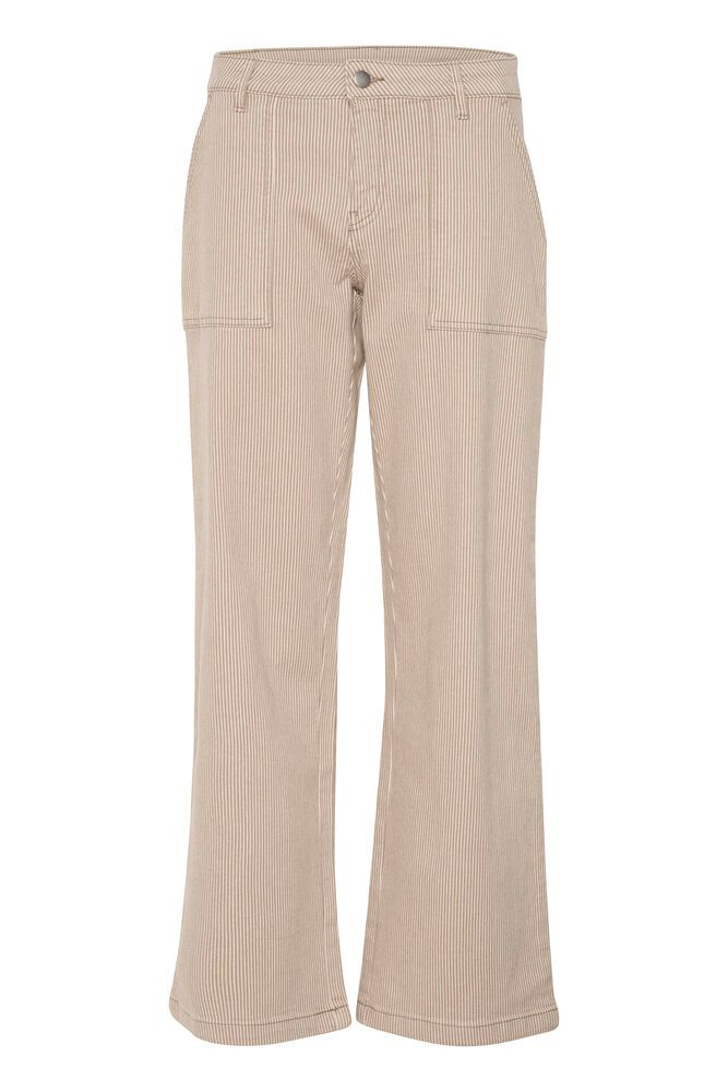 CUmilky pants , dune/white stripe