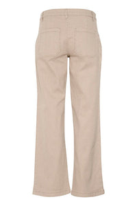 CUmilky pants , dune/white stripe