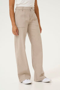 CUmilky pants , dune/white stripe