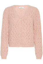 Indlæs billede til gallerivisning Bynadika cardigan, pale mauve melange