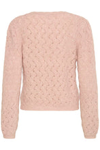 Indlæs billede til gallerivisning Bynadika cardigan, pale mauve melange
