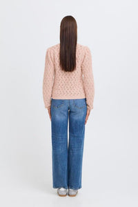 Bynadika cardigan, pale mauve melange
