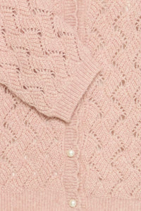 Bynadika cardigan, pale mauve melange