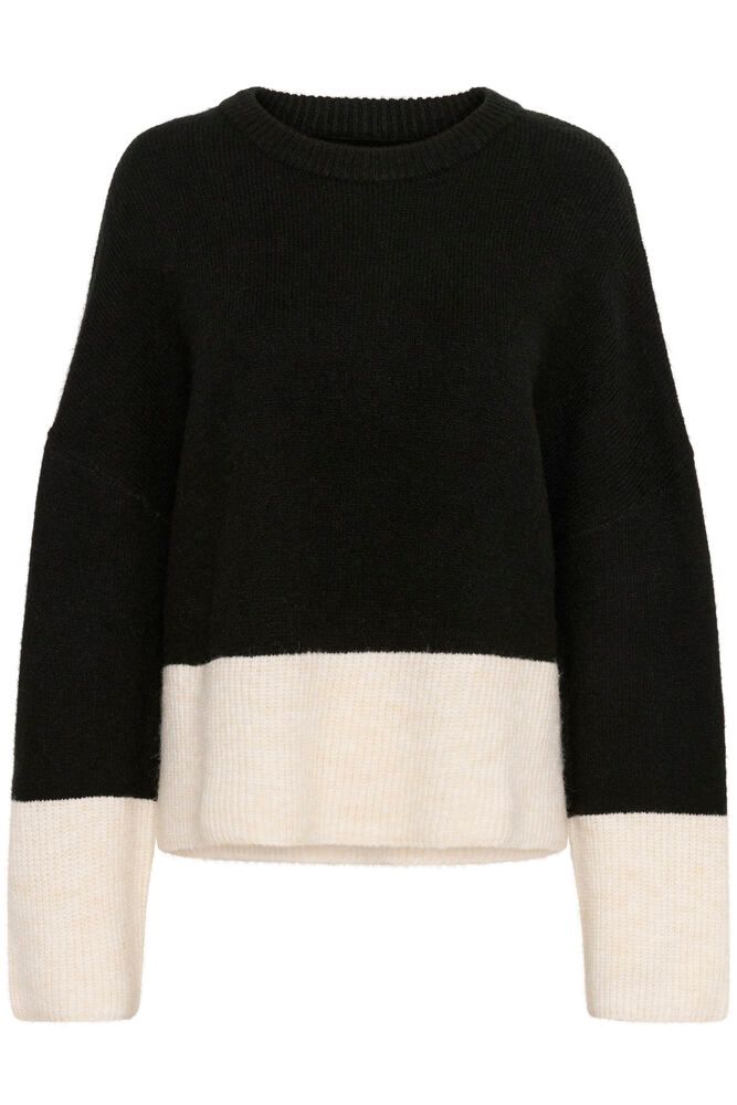 Cunicky kimmy pullover, black/whitecap