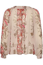 Indlæs billede til gallerivisning &quot;Noviba&quot; bluse fv. pink floral paisley