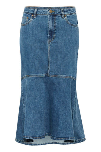 CUcyrine ami skirt, vintage blue wash