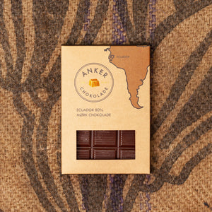 Anker Chokolade - Ecuador 80% mørk chokolade