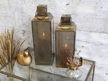 Indlæs billede til gallerivisning Chic Antique lanterne m/hulmønster i top &amp; side