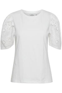 B. Young "Pasley" t-shirt i fv. optical white