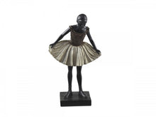 Indlæs billede til gallerivisning Chic Antique bukkende ballerina fv. mocca