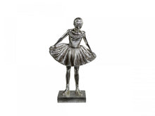 Indlæs billede til gallerivisning Chic Antique bukkende ballerina fv. sølv