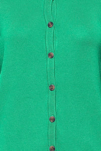 Fransa "Blume5" cardigan fv. holly green