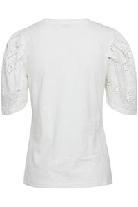B. Young "Pasley" t-shirt i fv. optical white