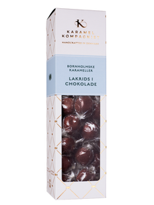 Karamel Kompagniet - Karamelkugler m. lakridskaramel i lys chokolade